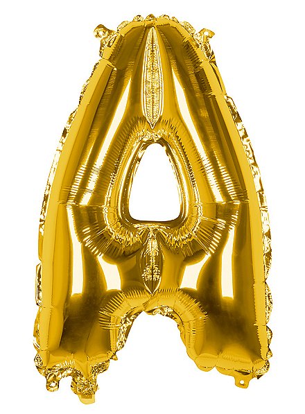 Palloncino in foil lettera A oro 36 cm