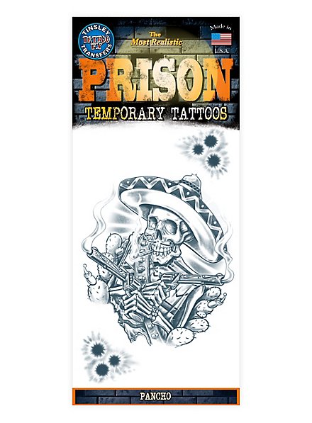 Pancho Temporary Prison Tattoo