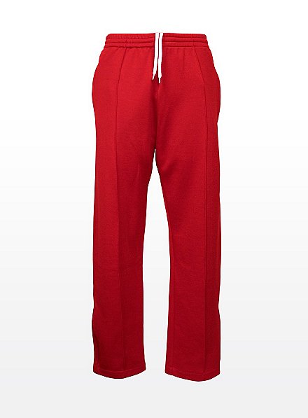 Pantalon de sport rétro rouge
