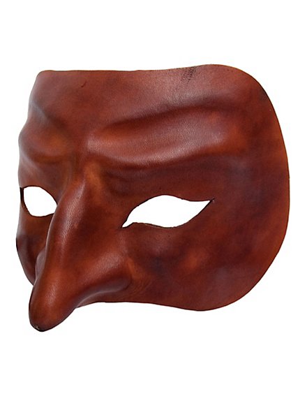 Etablering revidere tilstødende Pantalone de cuoio Commedia dell´Arte Leather Mask - maskworld.com