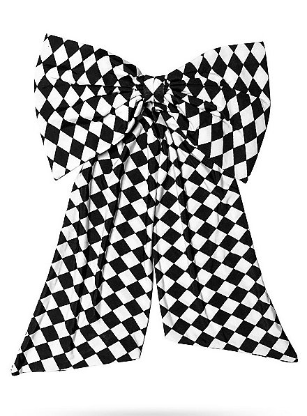 Papillon grande con fiocco plaid