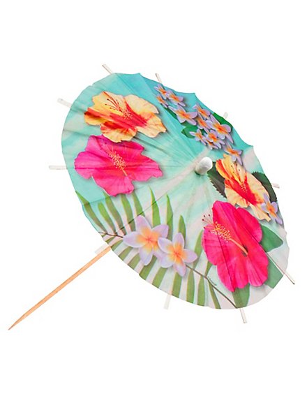 Parapluies de cocktail hawaïens 6 pièces