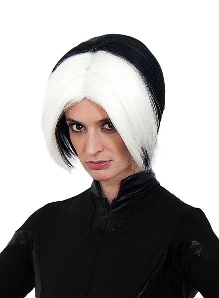 Parrucca Anime bianco-nera