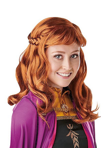 Parrucca Anna di The Frozen - Il regno di ghiaccio 2