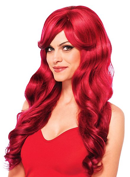 Parrucca da sirena rossa