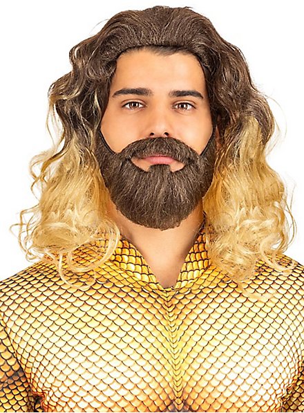 Parrucca di Aquaman con barba