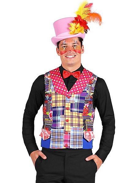 Patches vest clown for men