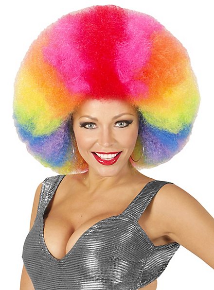 Peluca Afro XXL Multicolor