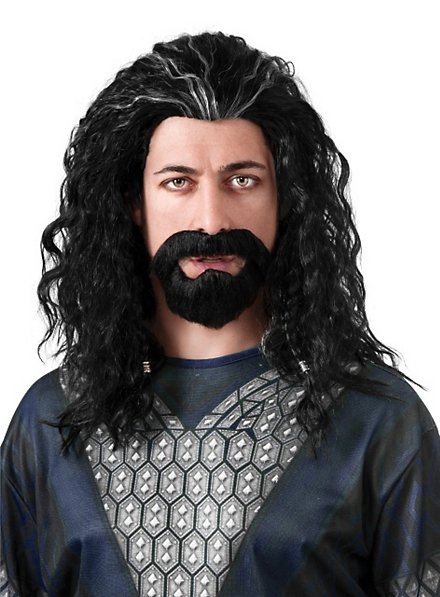 Perruque et barbe Thorin Écu-de-Chêne Le Hobbit