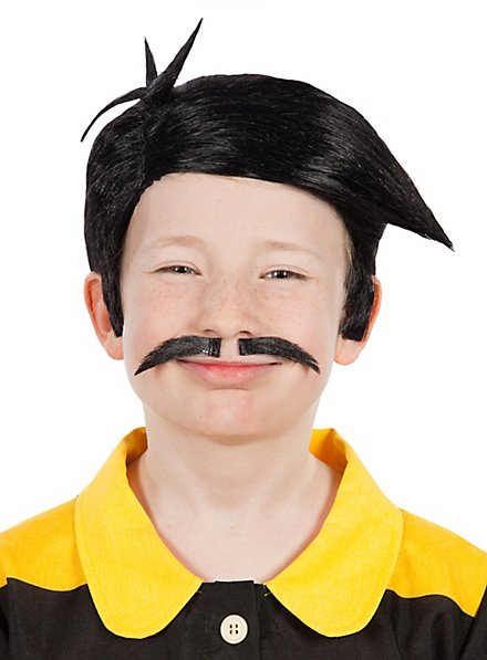 Perruque et moustache Les Dalton pour enfant