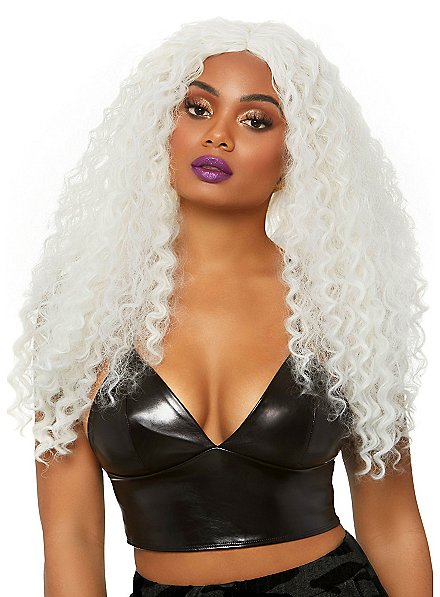 28" Perruque Brune Longue Bouclée Naturelle Avec Frange, Perruque Féminine, Adaptée À Un Usage