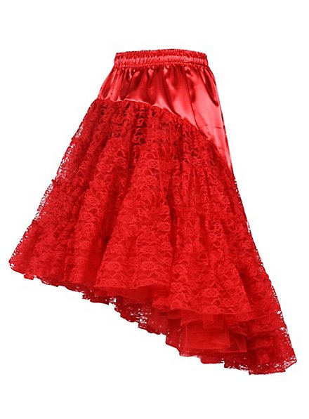 Petticoat avec traîne rouge