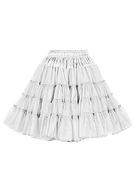 Petticoat Deluxe Hvid 3-Lags