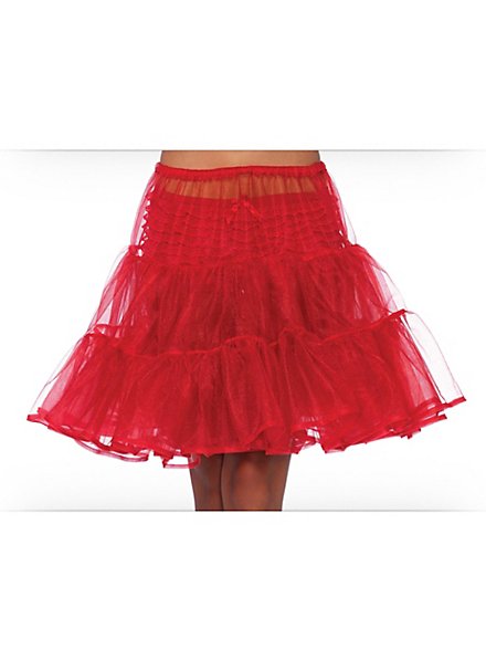Petticoat knee-length red
