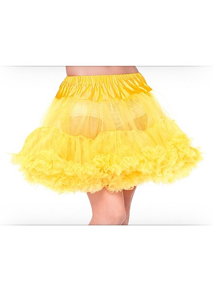 Petticoat kurz gelb 