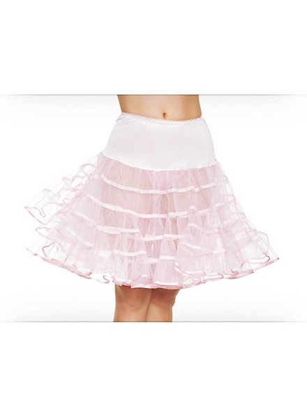 Petticoat Mellemlang Lyserød