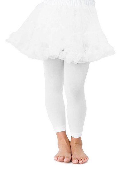 Petticoat per bambini corto bianco