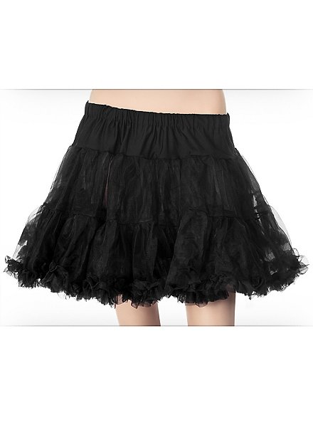 Petticoat schwarz groß kurz