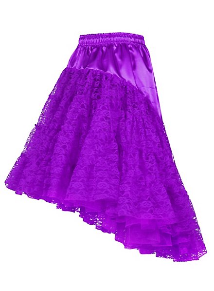 Petticoat with train purple