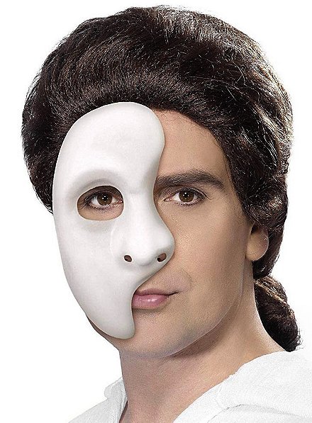 FunMular Phantom Der Oper Maske – Halbgesichtsmaske Mit Fliege, Venezianischer Stil, Für Halloween & Maskenbälle!