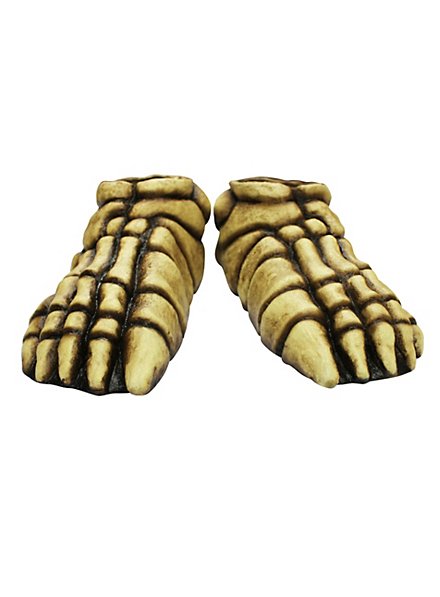 Piedi ossei gialli in lattice