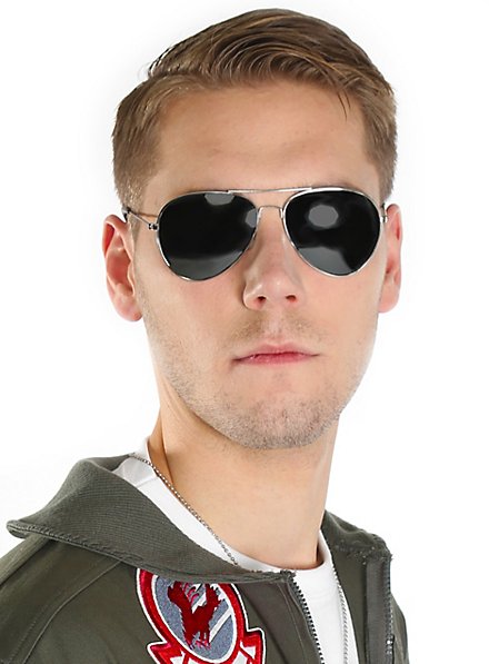 Pilotenbril zilver
