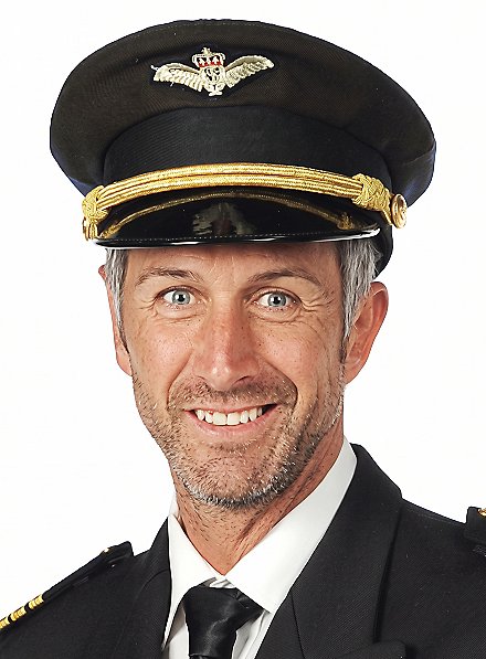 Pilotenhut schwarz 