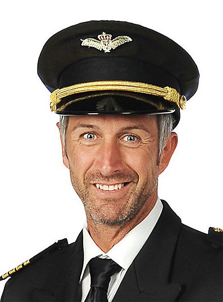 Pilotenpet Zwart