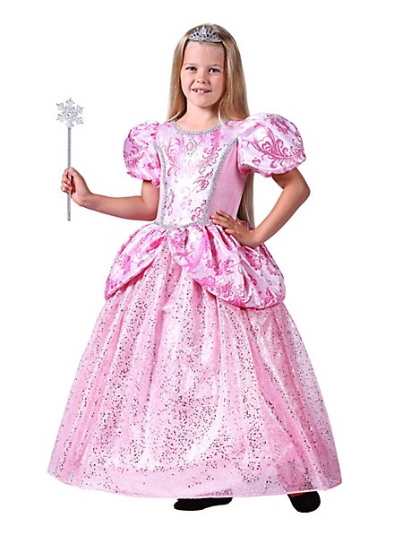 Pink glitter dress for children