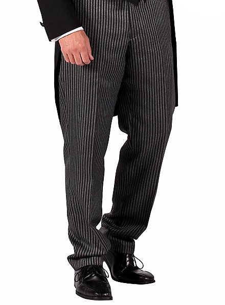 Pinstripe trousers for men