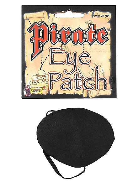 Pirat Augenklappe aus Satin