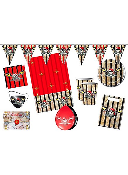 Pirate party decoration box 71 pieces