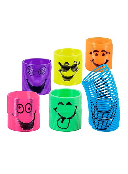 Piume Smiling Slinky di diversi colori, 6 pezzi