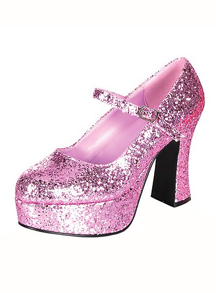 Platform Shoes glitter-pink 