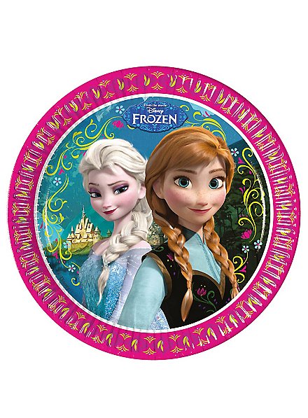 Platos De Papel De Frozen 8 Piezas