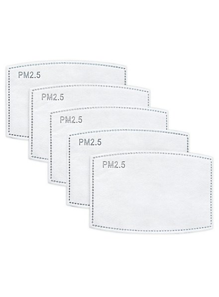PM 2.5 Filter für Stoffmasken - 5 Stück