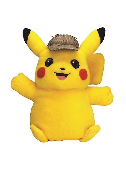 Pokémon - Sprechender Meisterdetektiv Pikachu Plüschfigur