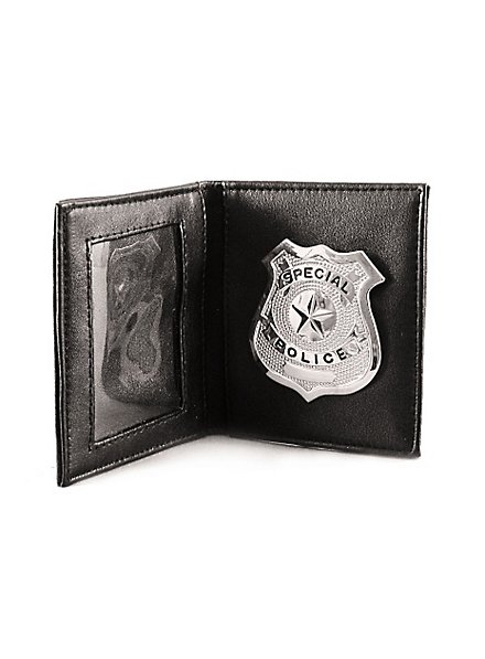 Portefeuille avec insigne de police