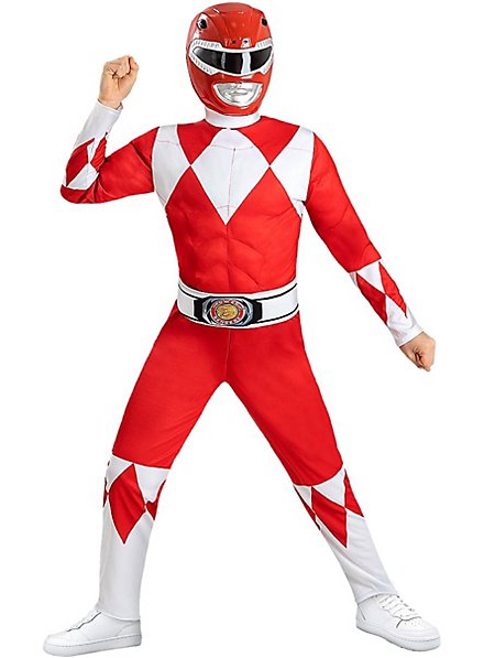 Power Rangers - Red Costume For Children