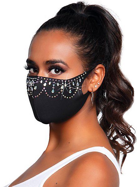 Priya face mask with strass