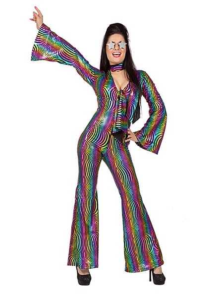 Psychedelic Disco Catsuit Costume