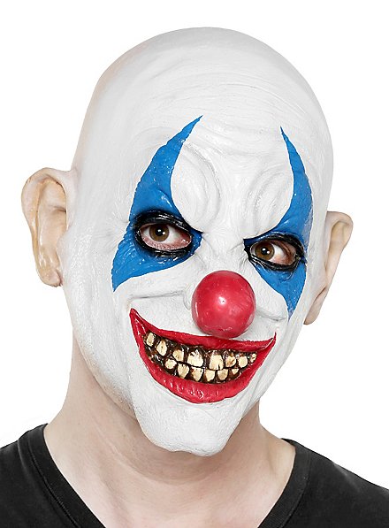 Psycho Clown Horror Mask made of latex - maskworld.com