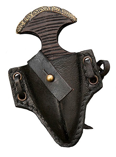 Pugnale da pugno - Fortezza del Ferro con fodero in pelle