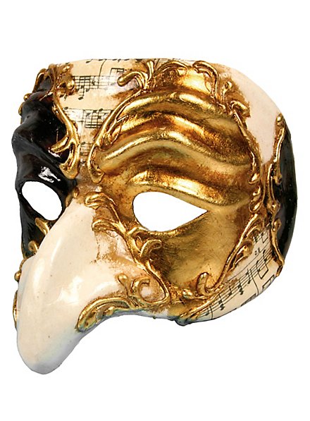 Pulcinella scacchi musica - maschera veneziana