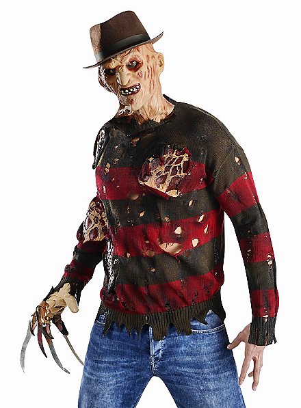 Pull Freddy Krueger avec blessures en latex