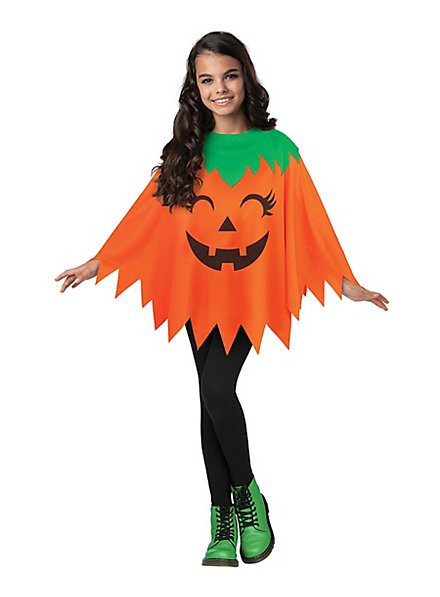 Pumpkin Poncho for Kids
