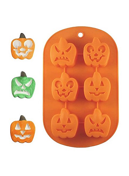 Pumpkins silicone mould for ice cubes and baking 6-grid