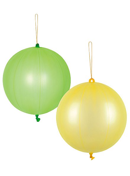 Punchballon neon 2 stuks