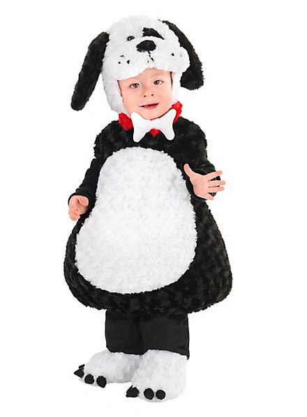 Puppy child costume black-white