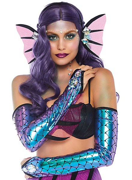 Purple mermaid accessory set